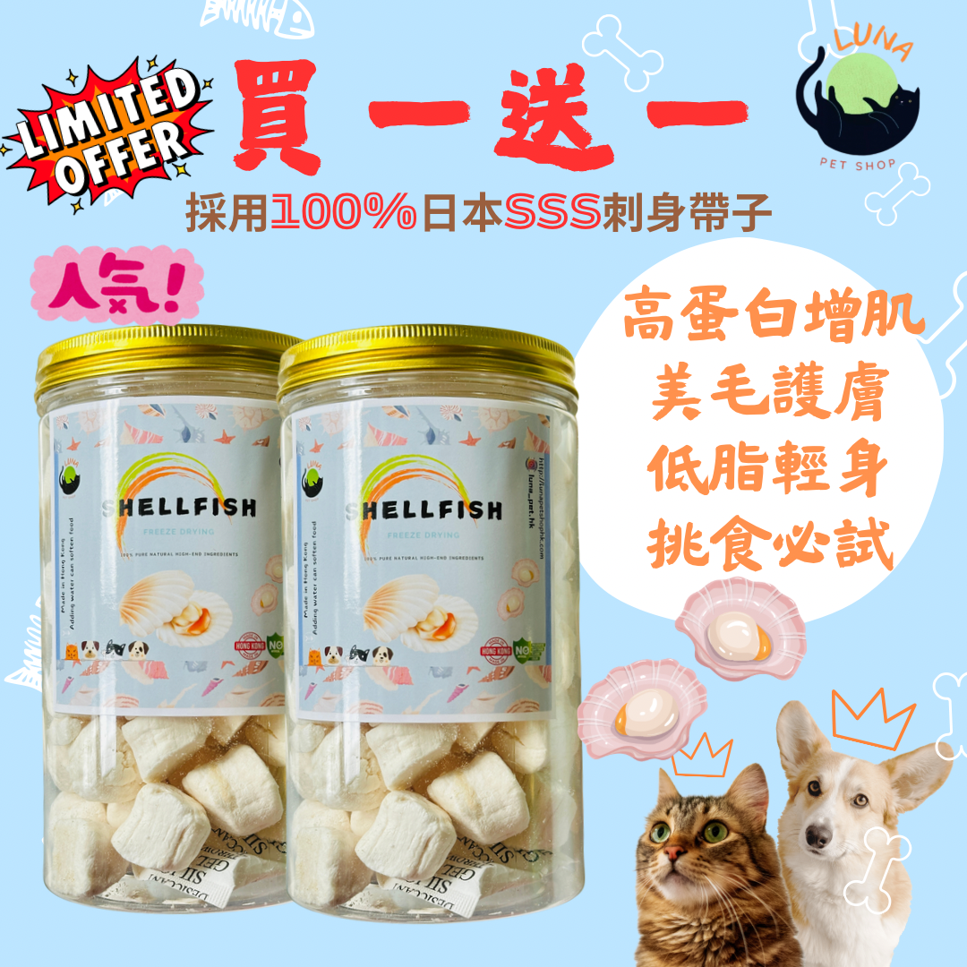 限時優惠•買一送一•🇯🇵日本北海道刺身帶子