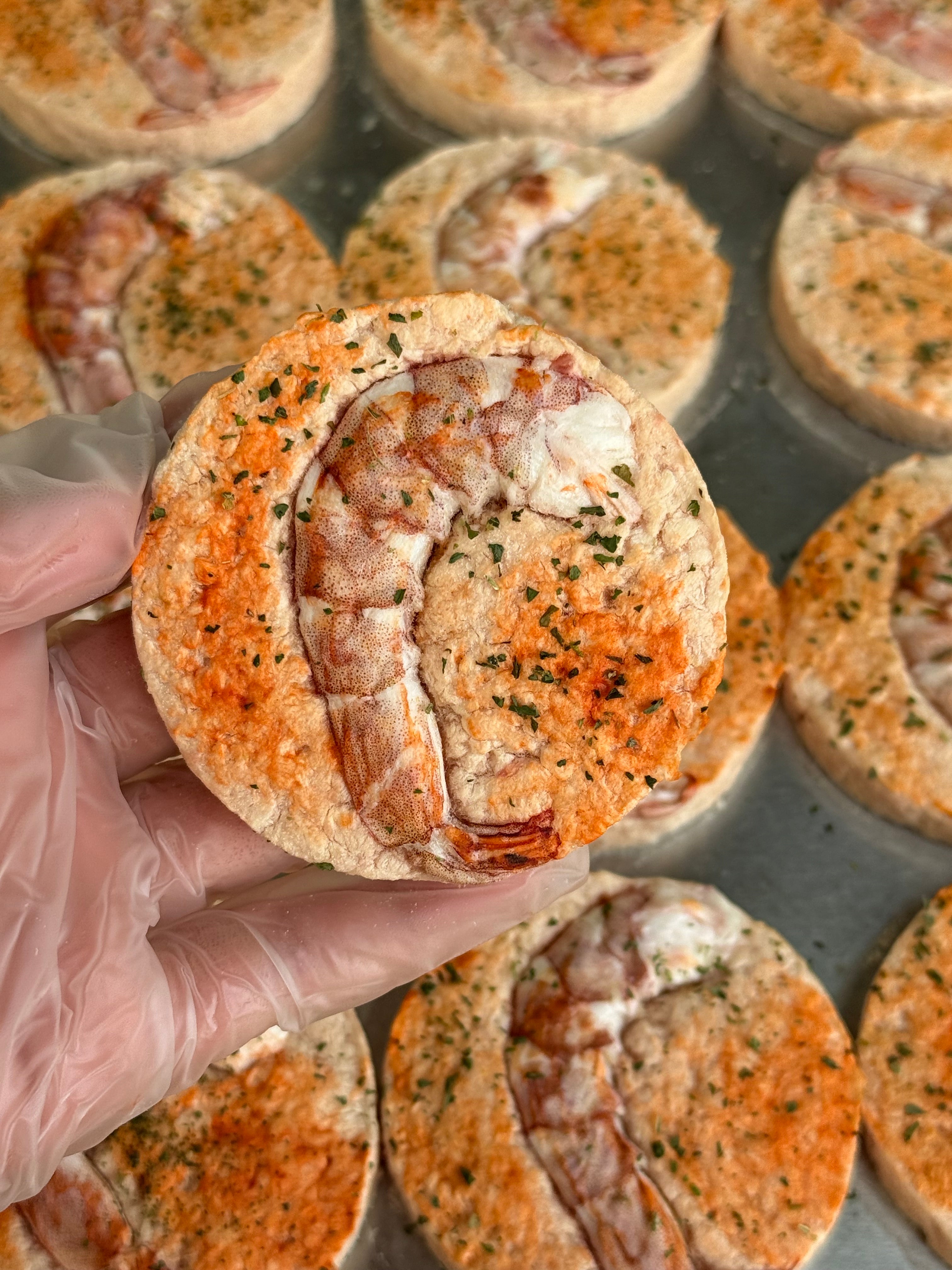 首創•雞肉歐芹蝦餅